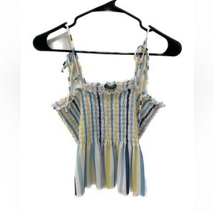 Target Wild Fable Striped Tank Top w/ Tie Straps